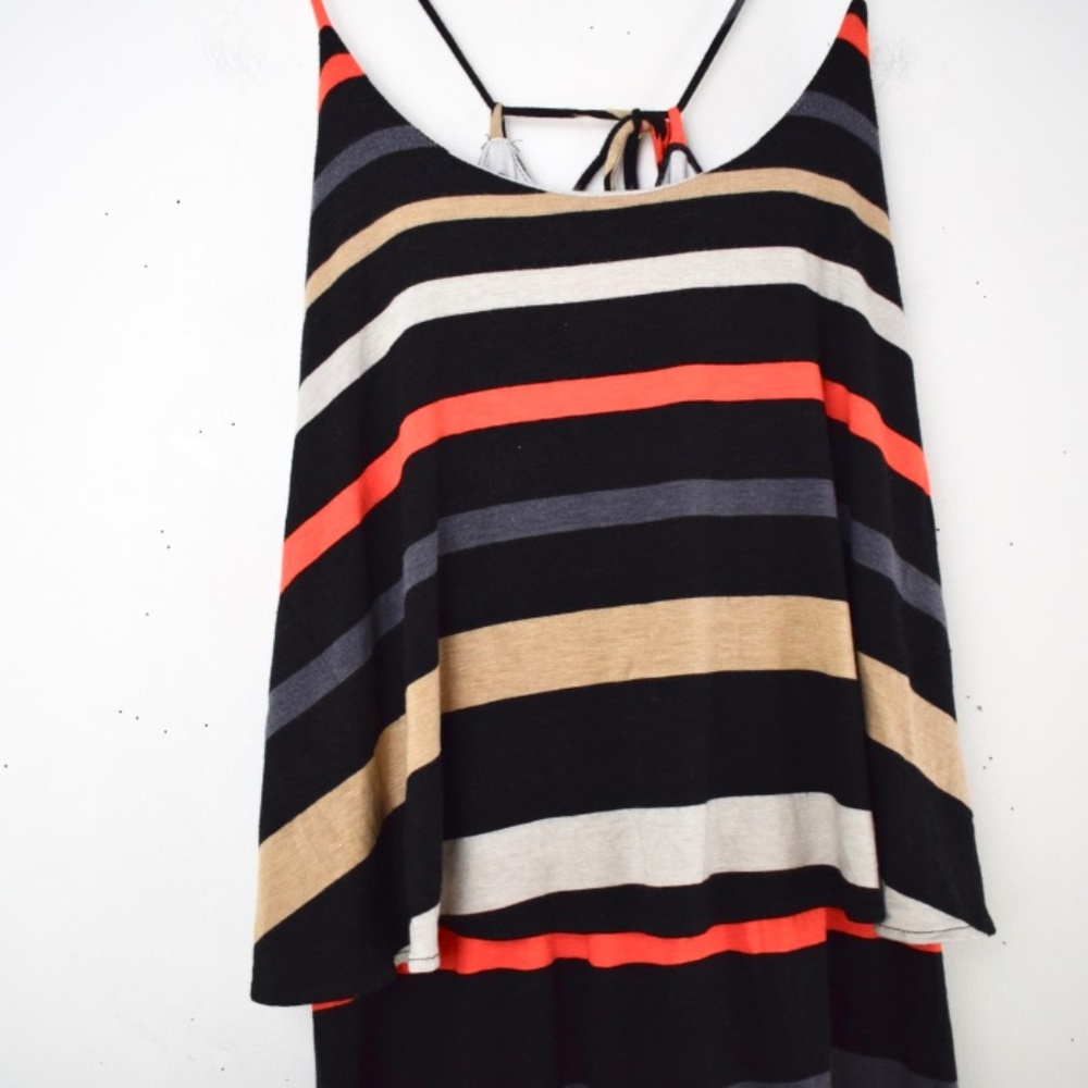 Patterson J. Kincaid Ivy Striped Layered Dress - Picture 3 of 7